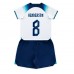 Billige England Jordan Henderson #8 Børnetøj Hjemmebanetrøje til baby VM 2022 Kortærmet (+ korte bukser)